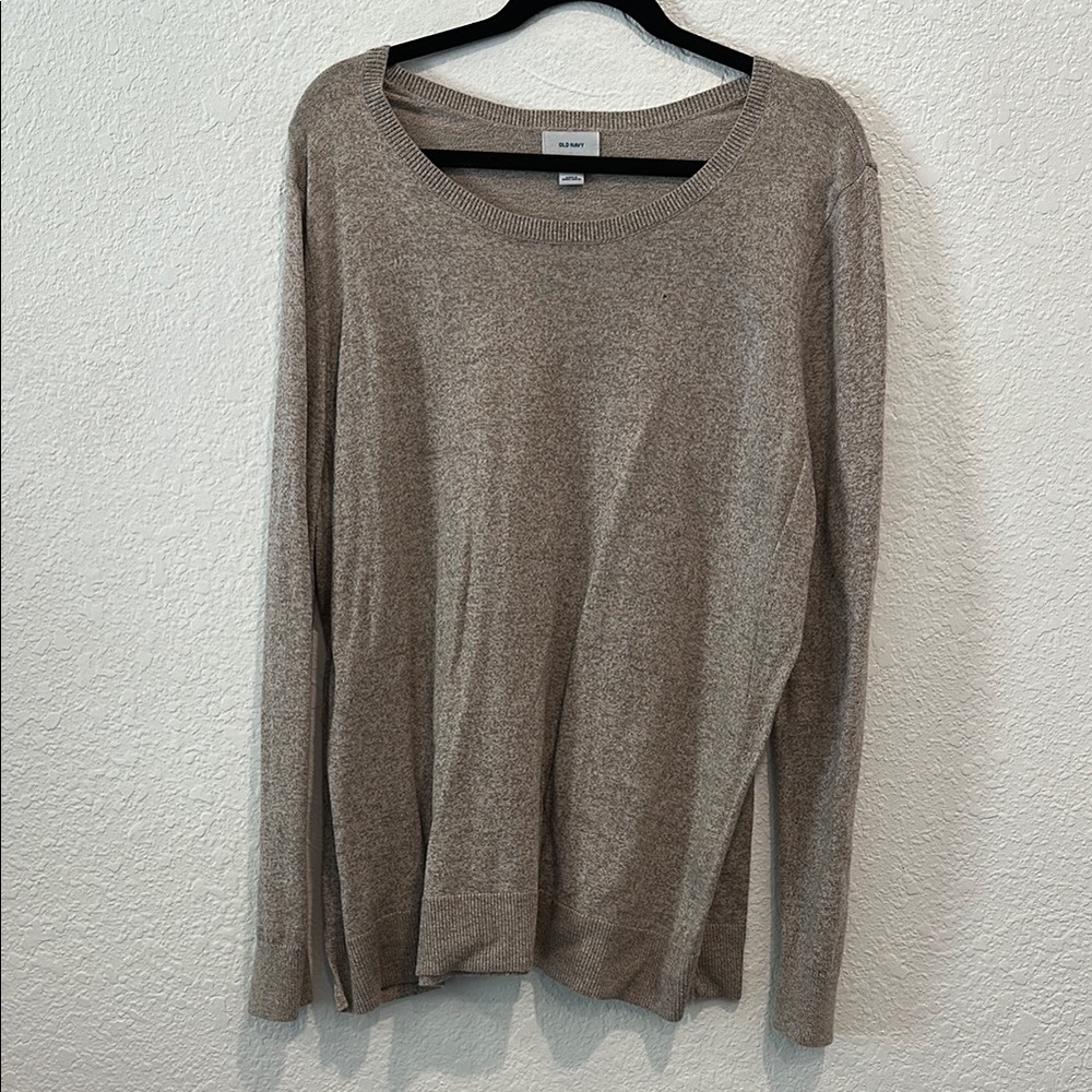 Old Navy Beige Knit Sweater